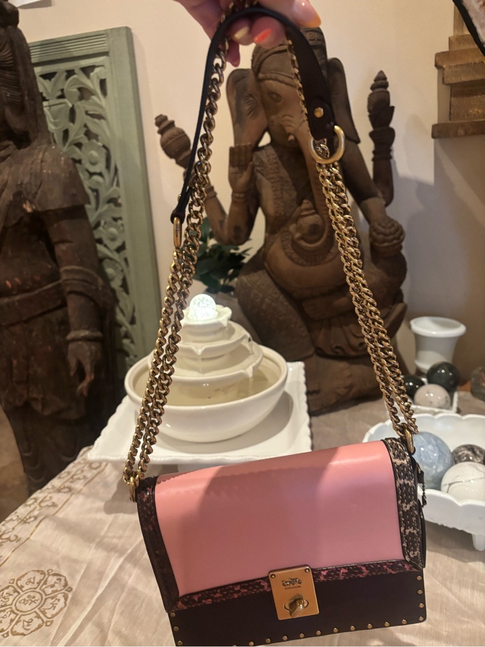 Coach Special Edition JLo + Hutton Turnlock Crossbody with Gold Hardware 2020 - Picture 6 of 15